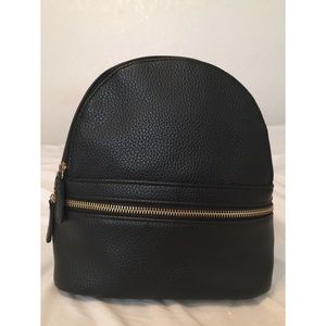 Black Mini Backpack